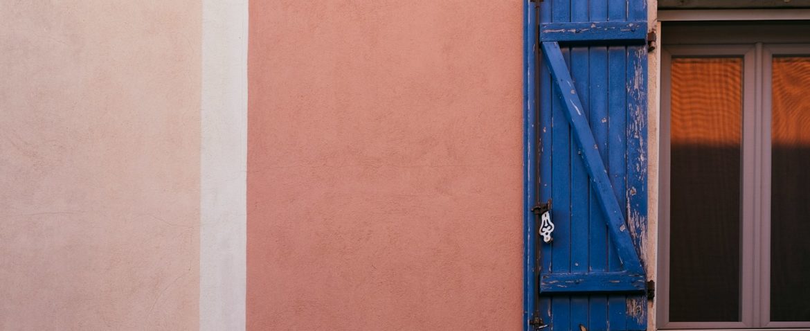 gray wooden window frame